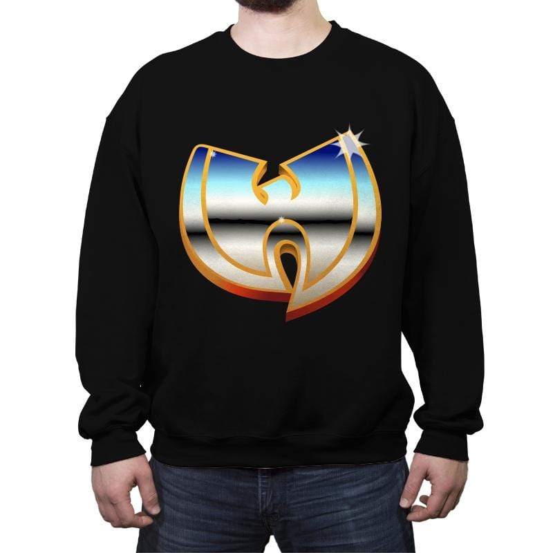 Wu-Mania - Anytime - Crew Neck Sweatshirt Crew Neck Sweatshirt RIPT Apparel Small / Black