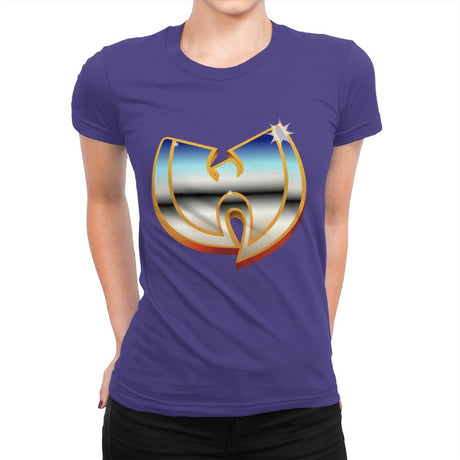 Wu-Mania - Anytime - Womens Premium T-Shirts RIPT Apparel Small / Purple Rush