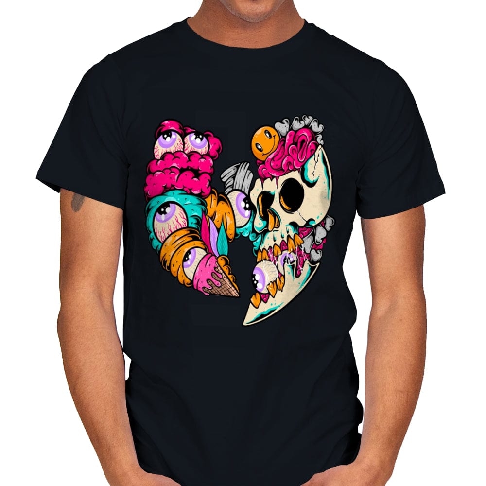 Wutang Eyes Cream Skulls - Mens T-Shirts RIPT Apparel Small / Black