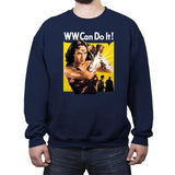 WW Can Do It! - Crew Neck Sweatshirt Crew Neck Sweatshirt RIPT Apparel