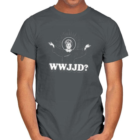 WWJJD? Exclusive - Mens T-Shirts RIPT Apparel Small / Charcoal