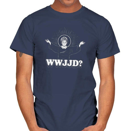 WWJJD? Exclusive - Mens T-Shirts RIPT Apparel Small / Navy