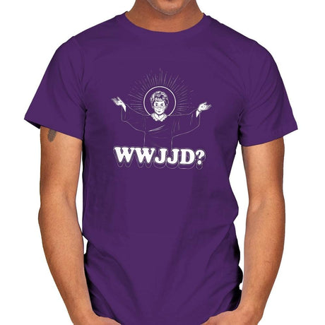 WWJJD? Exclusive - Mens T-Shirts RIPT Apparel Small / Purple