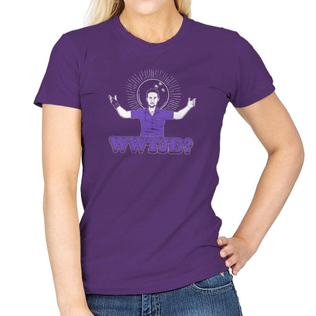WWTJD? Exclusive - Womens T-Shirts RIPT Apparel Small / Purple