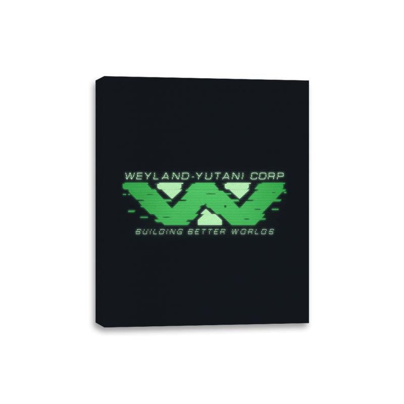 WYC Glitch - Canvas Wraps Canvas Wraps RIPT Apparel 8x10 / Black