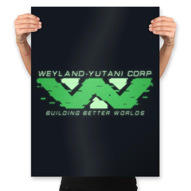 WYC Glitch - Prints Posters RIPT Apparel 18x24 / Black