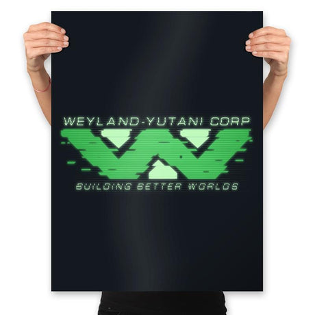 WYC Glitch - Prints Posters RIPT Apparel 18x24 / Black