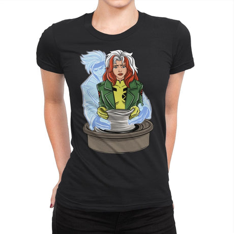 X-Ghost - Womens Premium T-Shirts RIPT Apparel Small / Black