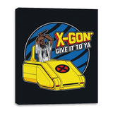 X-Gon Give it to ya! - Anytime - Canvas Wraps Canvas Wraps RIPT Apparel 16x20 / Black