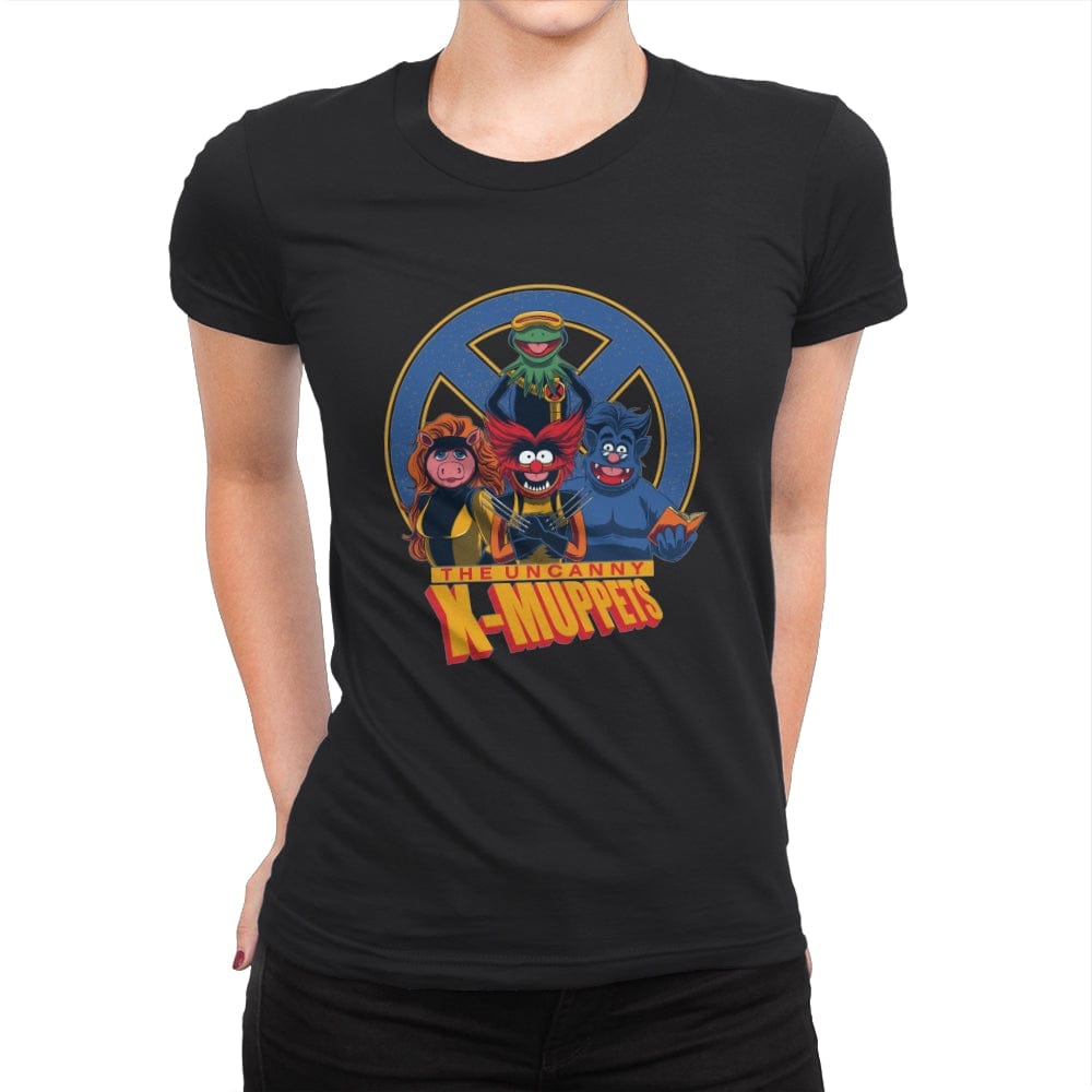 X-Muppets - Womens Premium T-Shirts RIPT Apparel Small / Black