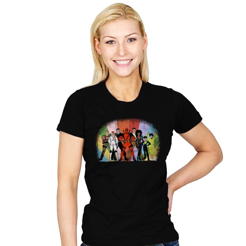 X Super Friends - Womens T-Shirts RIPT Apparel