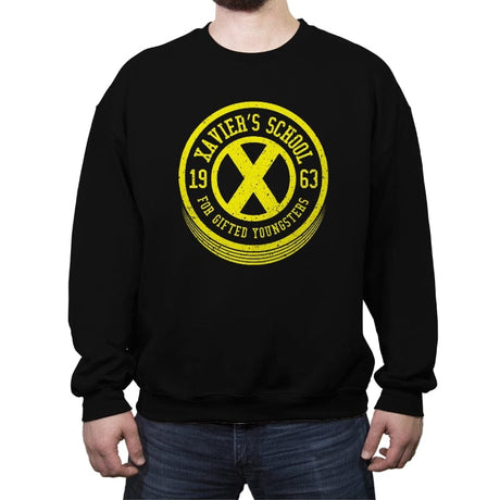 Xavier - Crew Neck Sweatshirt Crew Neck Sweatshirt RIPT Apparel Small / Black