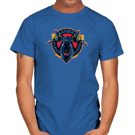 Xavier's Flight School Exclusive - Mens T-Shirts RIPT Apparel Small / Royal