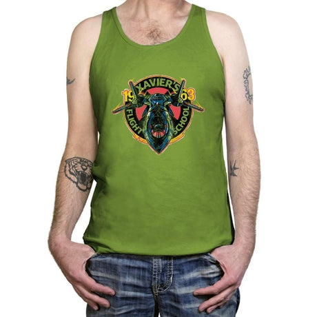 Xavier's Flight School Exclusive - Tanktop Tanktop RIPT Apparel X-Small / Leaf