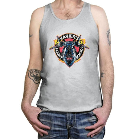 Xavier's Flight School Exclusive - Tanktop Tanktop RIPT Apparel X-Small / Silver