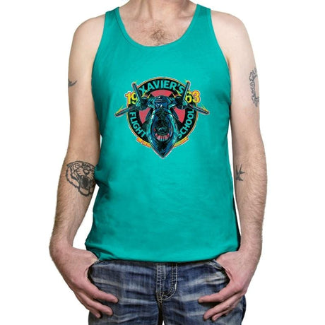 Xavier's Flight School Exclusive - Tanktop Tanktop RIPT Apparel X-Small / Teal