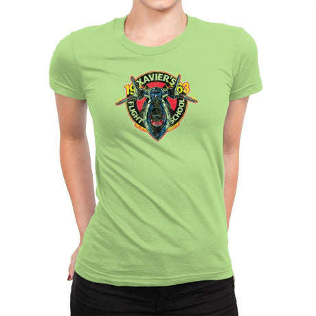 Xavier's Flight School Exclusive - Womens Premium T-Shirts RIPT Apparel Small / Mint