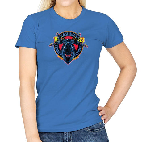 Xavier's Flight School Exclusive - Womens T-Shirts RIPT Apparel Small / Iris