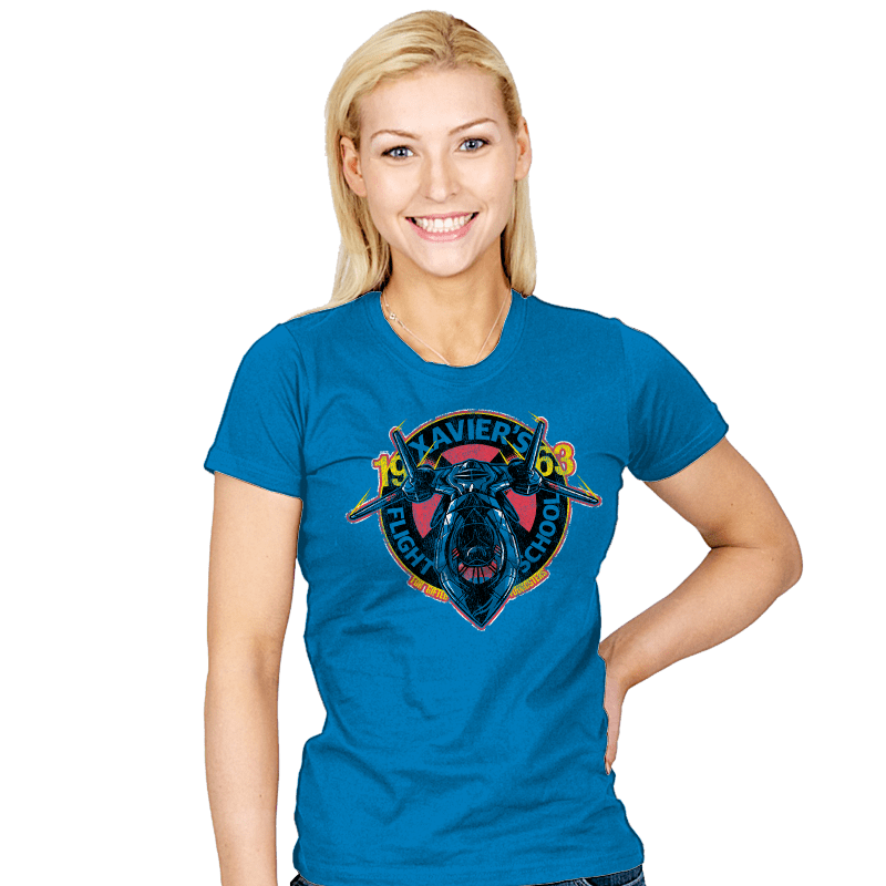Xavier's Flight School - Womens T-Shirts RIPT Apparel
