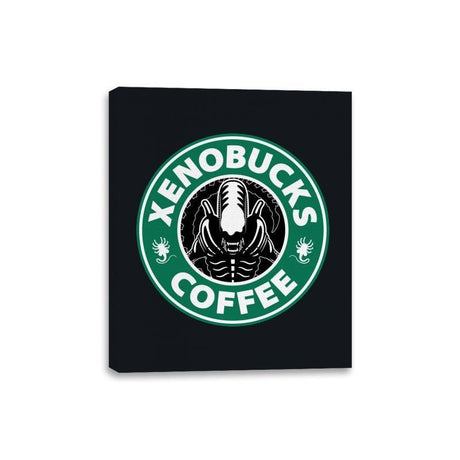 Xenobucks Coffee - Canvas Wraps Canvas Wraps RIPT Apparel 8x10 / Black