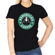 Xenobucks Coffee - Womens T-Shirts RIPT Apparel Small / Black