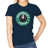 Xenobucks Coffee - Womens T-Shirts RIPT Apparel Small / Navy