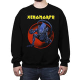 Xenomorph - Crew Neck Sweatshirt Crew Neck Sweatshirt RIPT Apparel Small / Black