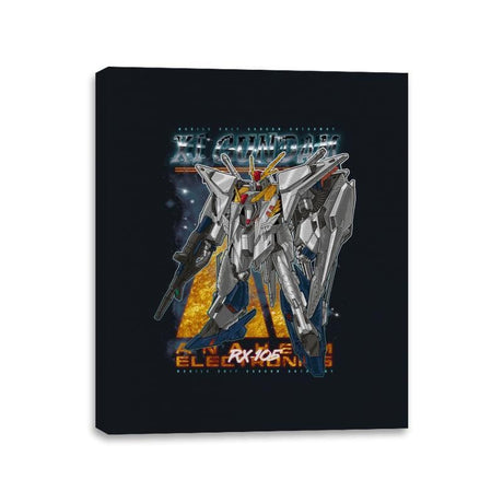 XI GUNDAM - Canvas Wraps Canvas Wraps RIPT Apparel 11x14 / Black