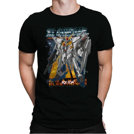 XI GUNDAM - Mens Premium T-Shirts RIPT Apparel Small / Black