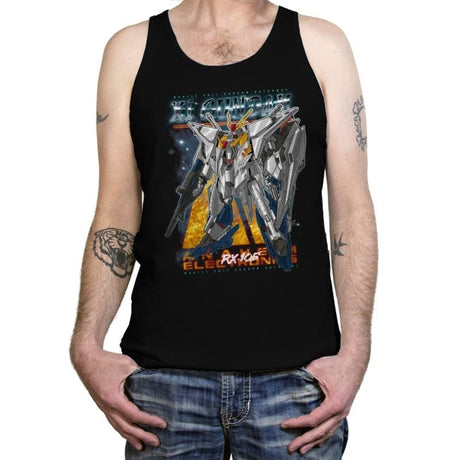 XI GUNDAM - Tanktop Tanktop RIPT Apparel X-Small / Black