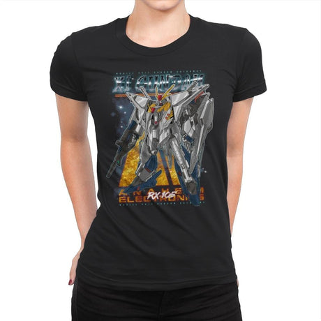 XI GUNDAM - Womens Premium T-Shirts RIPT Apparel Small / Black