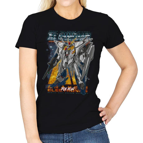 XI GUNDAM - Womens T-Shirts RIPT Apparel Small / Black