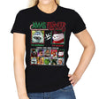 Xmas Fighter - Abominable Snowman vs Jack Frost - Womens T-Shirts RIPT Apparel Small / Black