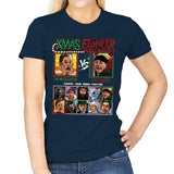 Xmas Fighter - Home Alone - Womens T-Shirts RIPT Apparel Small / Navy