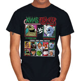 Xmas Fighter - Nightmare Before Christmas - Mens T-Shirts RIPT Apparel Small / Black