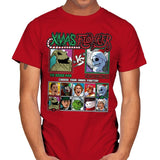 Xmas Fighter - Nightmare Before Christmas - Mens T-Shirts RIPT Apparel Small / Red