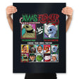 Xmas Fighter - Nightmare Before Christmas - Prints Posters RIPT Apparel 18x24 / Black