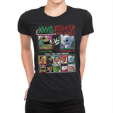Xmas Fighter - Nightmare Before Christmas - Womens Premium T-Shirts RIPT Apparel Small / Black