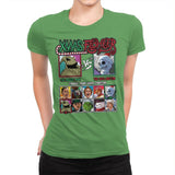 Xmas Fighter - Nightmare Before Christmas - Womens Premium T-Shirts RIPT Apparel Small / Kelly