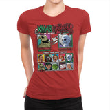 Xmas Fighter - Nightmare Before Christmas - Womens Premium T-Shirts RIPT Apparel Small / Red