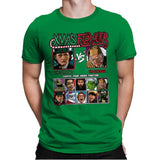 Xmas Fighter - Scrooged vs Christmas Carol - Mens Premium T-Shirts RIPT Apparel Small / Kelly