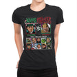 Xmas Fighter - Scrooged vs Christmas Carol - Womens Premium T-Shirts RIPT Apparel Small / Black