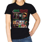 Xmas Fighter - Sticky Bandits vs Wet Bandits - Womens T-Shirts RIPT Apparel Small / Black
