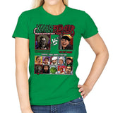 Xmas Fighter - Sticky Bandits vs Wet Bandits - Womens T-Shirts RIPT Apparel Small / Irish Green