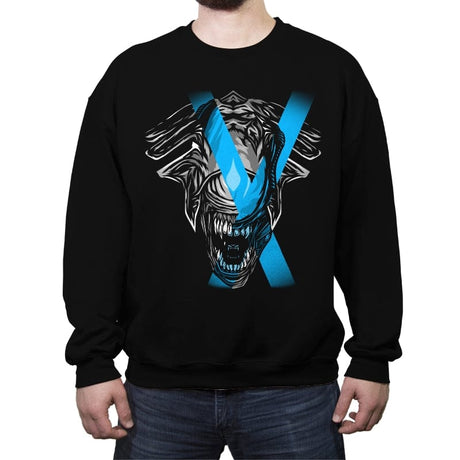 Xtermination - Crew Neck Sweatshirt Crew Neck Sweatshirt RIPT Apparel Small / Black