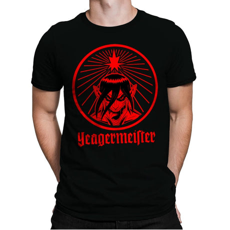 Yaegermeister - Mens Premium T-Shirts RIPT Apparel Small / Black