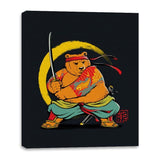 Yakuza Bear Samurai - Canvas Wraps Canvas Wraps RIPT Apparel 16x20 / Black