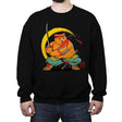 Yakuza Bear Samurai - Crew Neck Sweatshirt Crew Neck Sweatshirt RIPT Apparel Small / Black