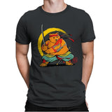 Yakuza Bear Samurai - Mens Premium T-Shirts RIPT Apparel Small / Heavy Metal