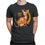 Yakuza Cat - Mens Premium T-Shirts RIPT Apparel Small / Heavy Metal